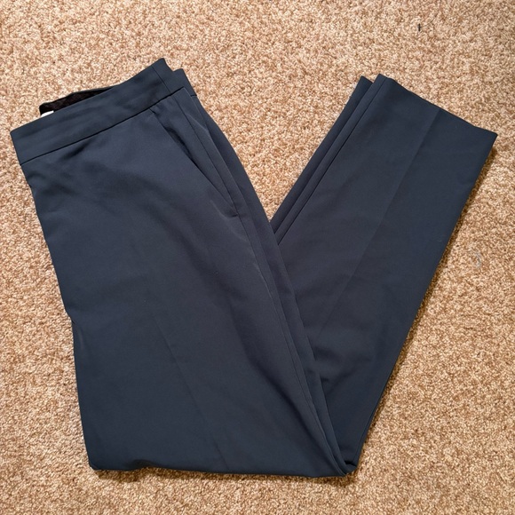 Topshop Women's Navy Trousers - Picture 1 of 5
